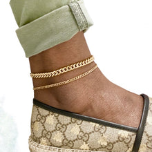 Load image into Gallery viewer, Cuban Link Style Anklet