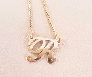 Cursive Initial Necklace