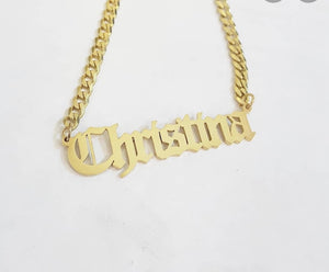 Old English Cuban Link Chain