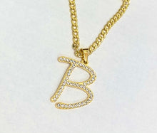 Load image into Gallery viewer, Iced Initial Necklace
